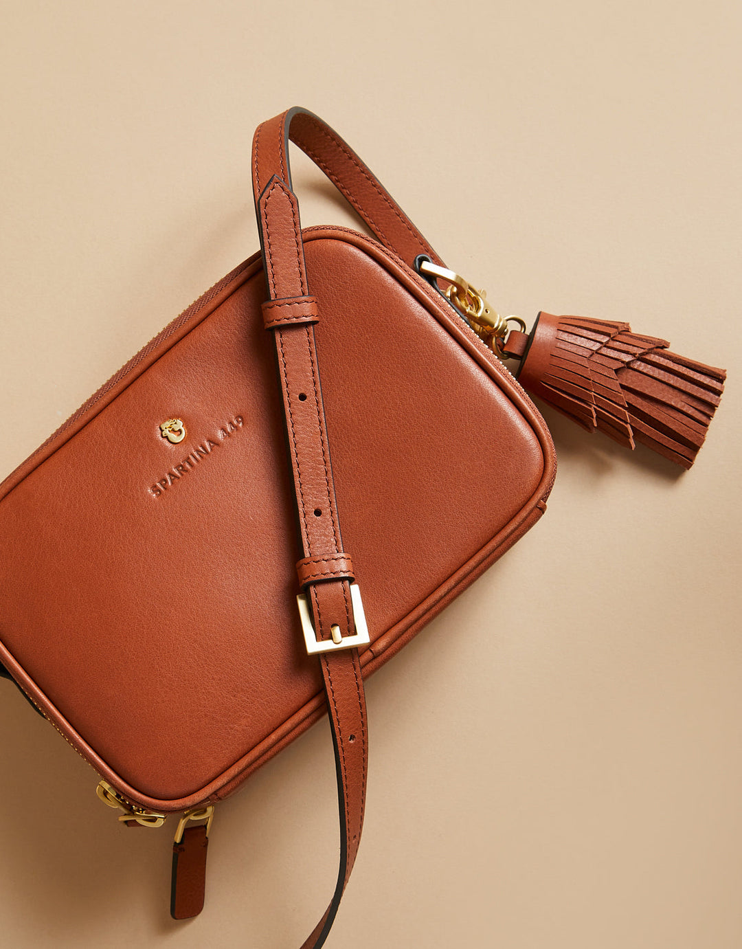 SADDLE BROWN SIREN HARLOW CROSSBODY