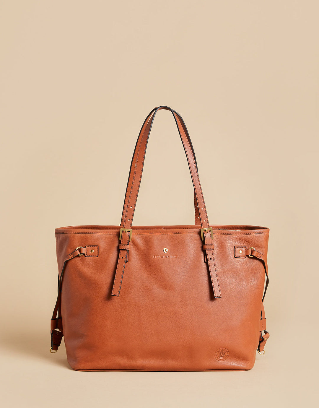 SADDLE BROWN SIRE JETSETTER TOTE