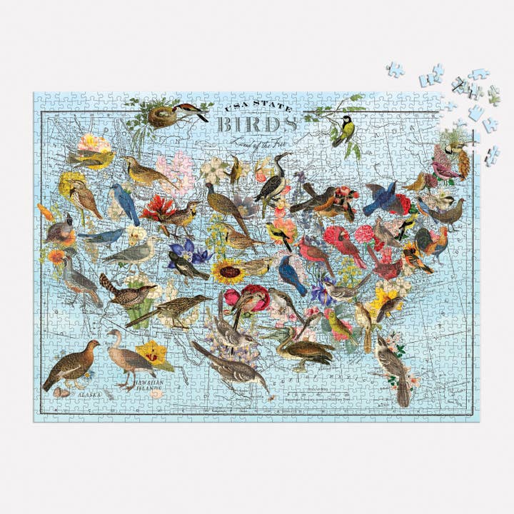 STATE BIRDS 1000 PIECE PUZZLE
