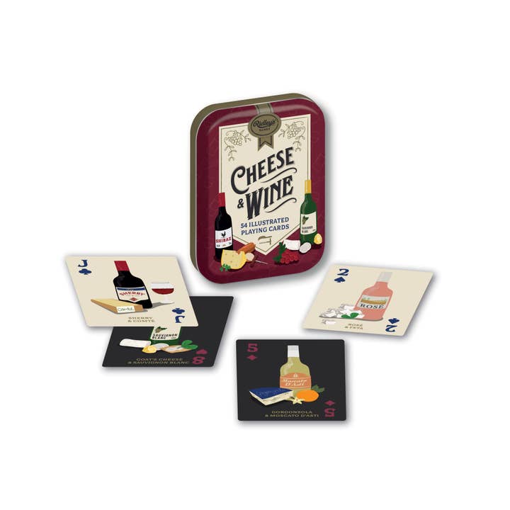 CHEESE & WINE PLAYING CARD SET