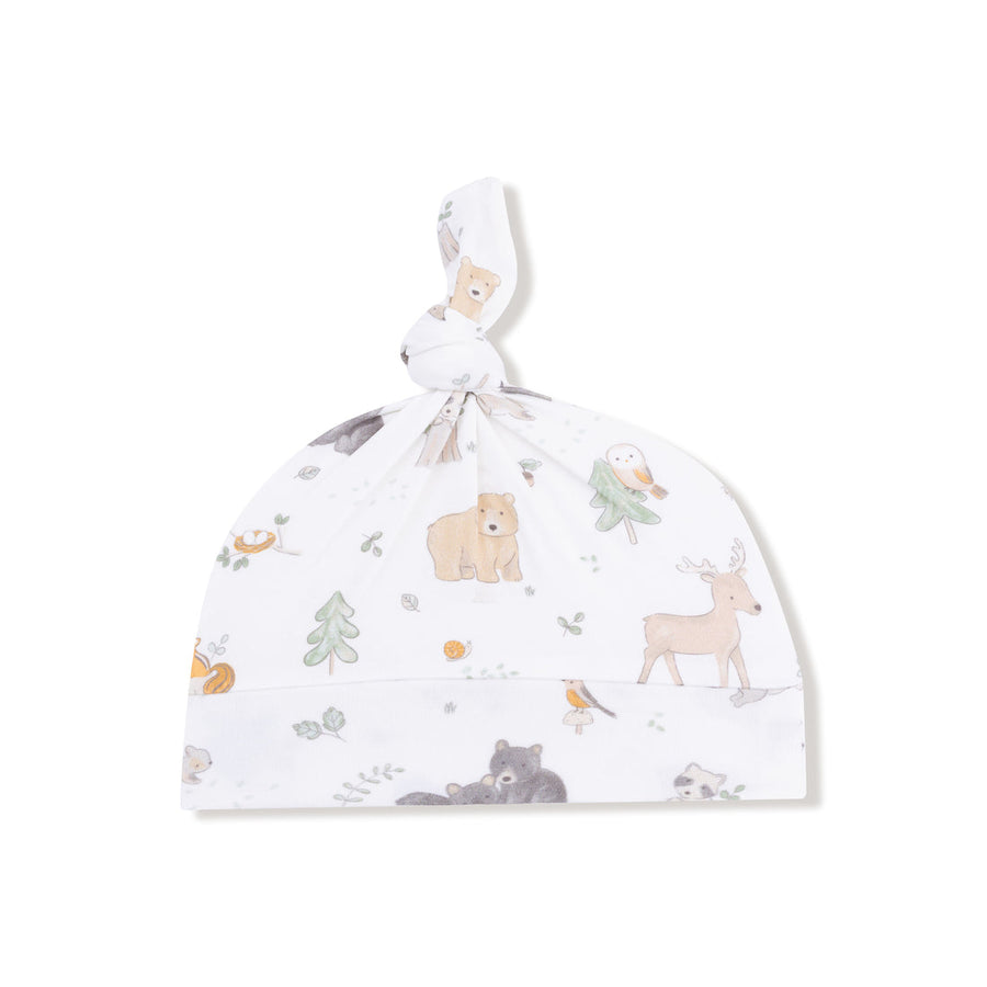 WOODLAND BABIES KNOTTED HAT
