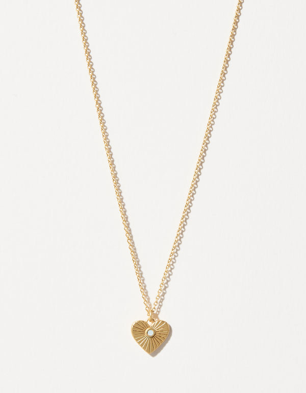 Sea La Vie Necklace Heart of Gold
