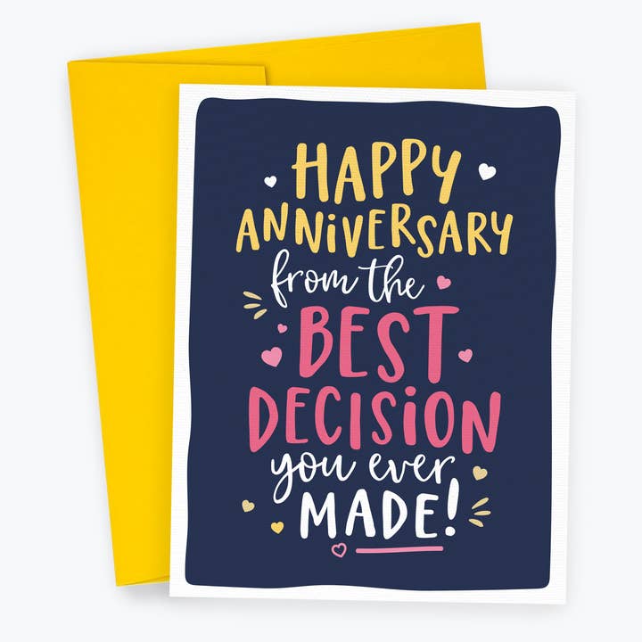 BEST DECISION YOU EVER MADE CARD