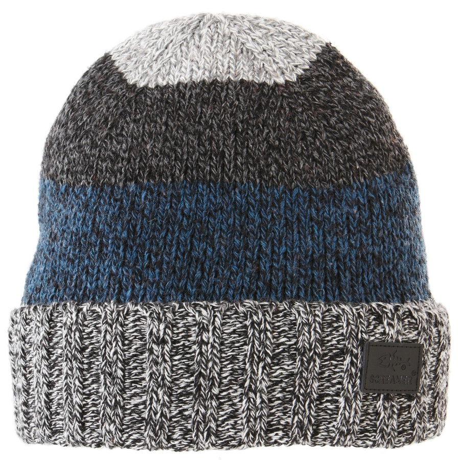 NAVY HAT TRICK STRIPE HAT
