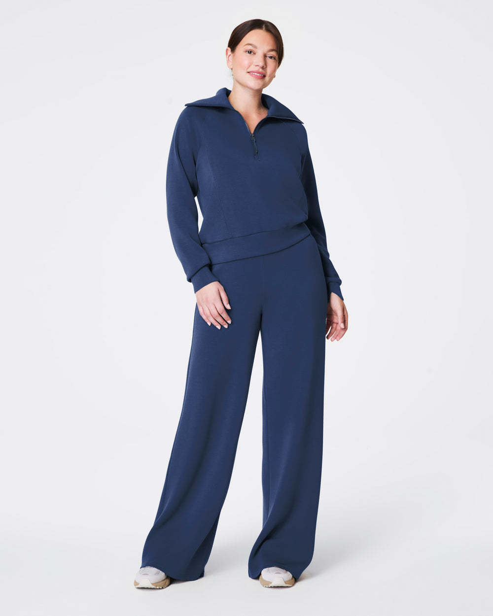 SPANX FADED INDIGO AIRESSENTIALS WIDE LEG PANT
