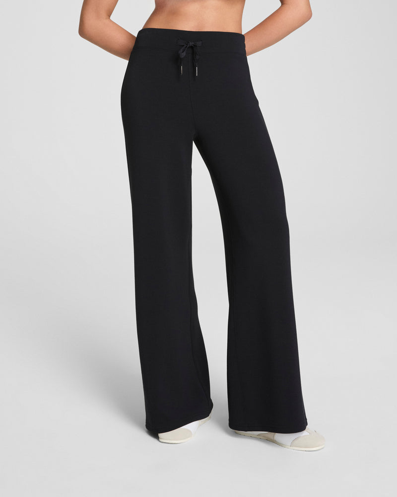 SPANX Air Essentials Black Wide Leg Pant
