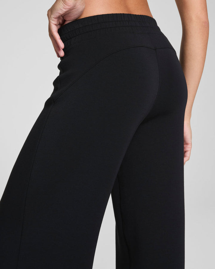 SPANX Air Essentials Black Wide Leg Pant