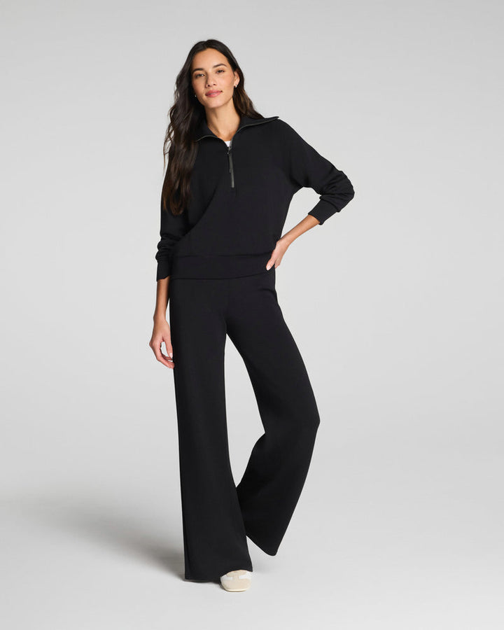 SPANX Air Essentials Black Wide Leg Pant