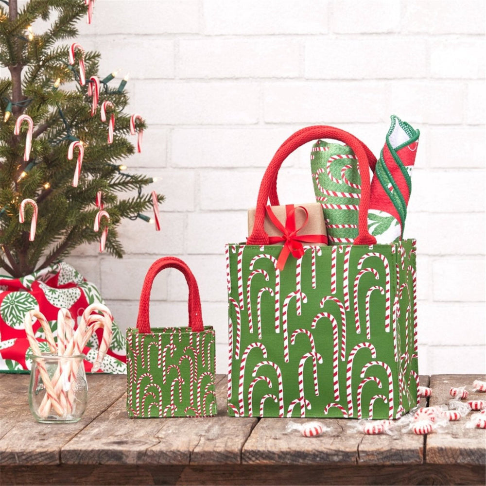 CANDY CANES SMALL REUSABLE ITSY BITSY GIFT BAG
