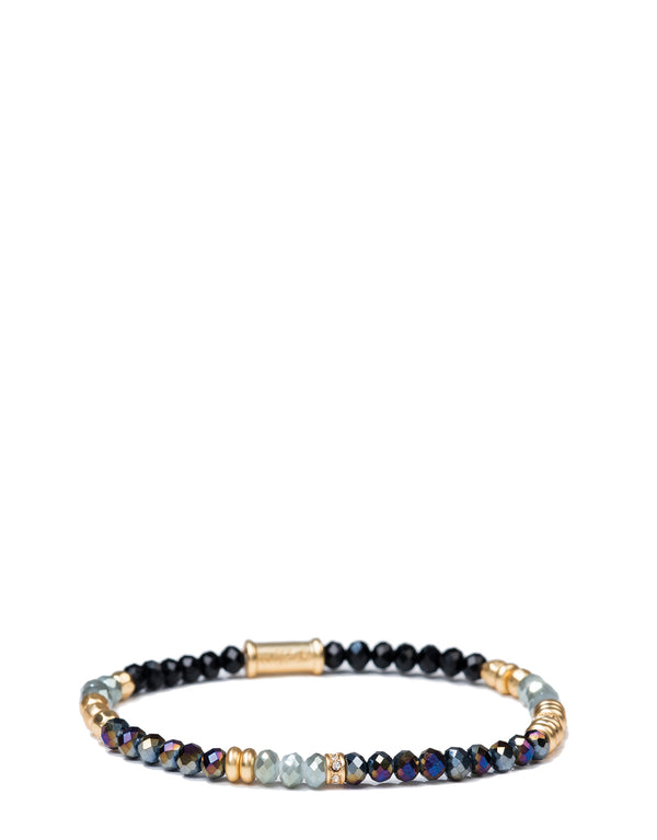 NIGHT MULTI 4MM STRETCH BRACELET
