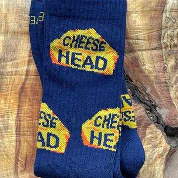 CHEESEHEAD JACQUARD KNIT SOCKS
