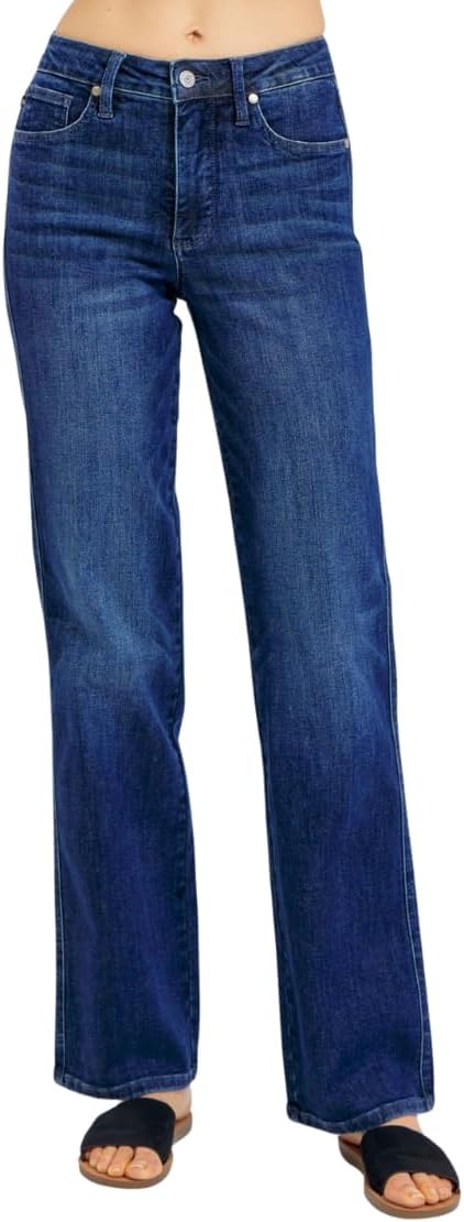 HAZEL TUMMY CONTROL CLASSIC STRAIGHT JEANS