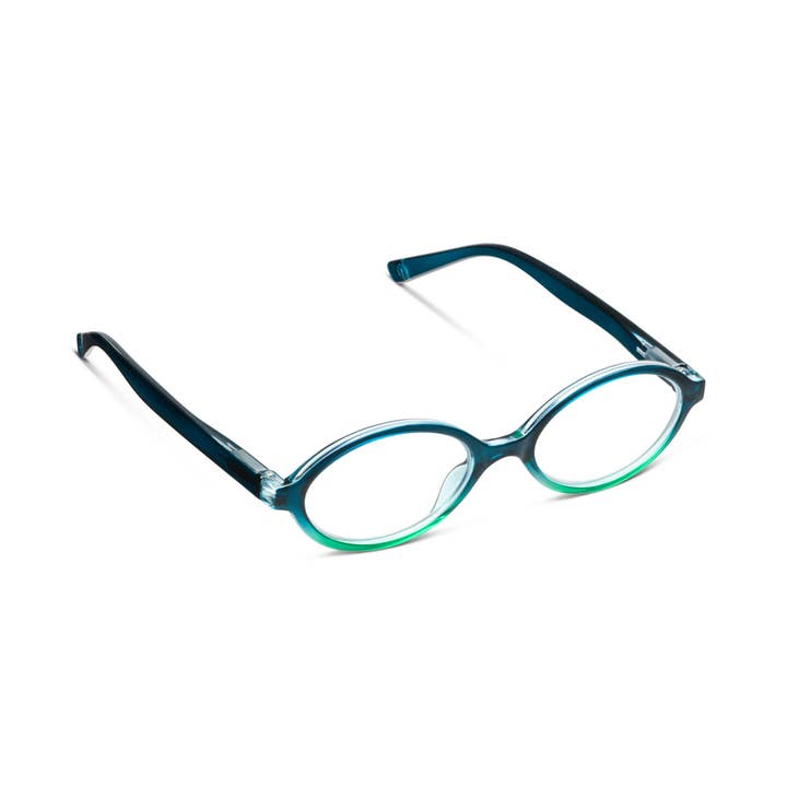 FILLY TEAL GREEN OMBRE BLUE LIGHT READING GLASSES