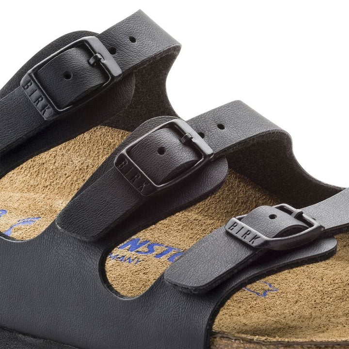 FLORIDA BLACK SOFT FOOTBED BIRKO-FLOR SANDAL