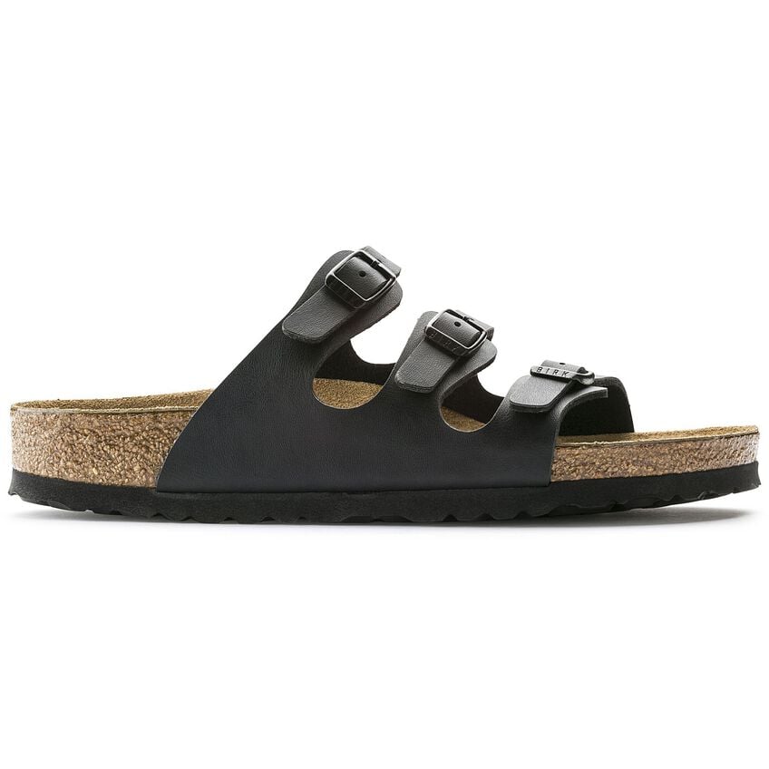 FLORIDA BLACK SOFT FOOTBED BIRKO-FLOR SANDAL