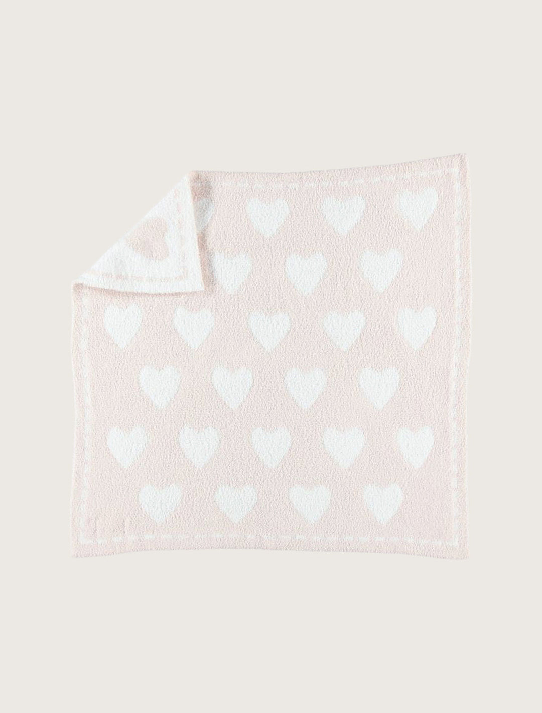 PINK WHITE COZYCHIC DREAM RECEIVING BLANKET