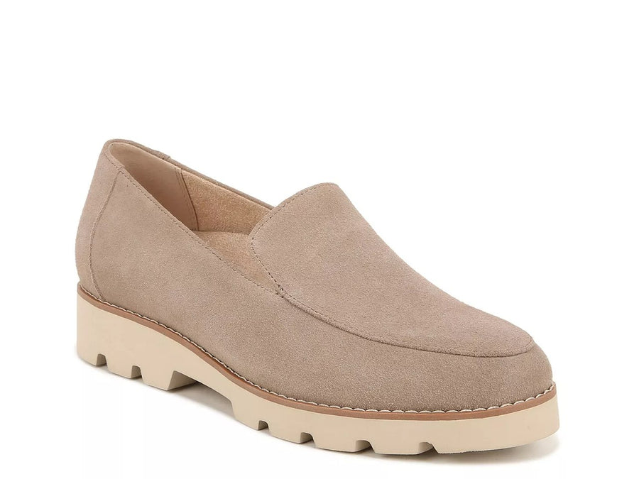 KENSLEY TAUPE LUG SOLE LOAFER
