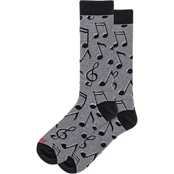 MEN'S MUSIC NOTES CREW SOCKS
