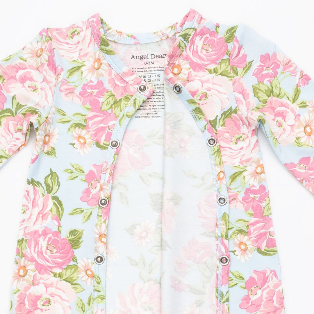 ANGELINE FLORAL BUNDLE GOWN & HEADBAND