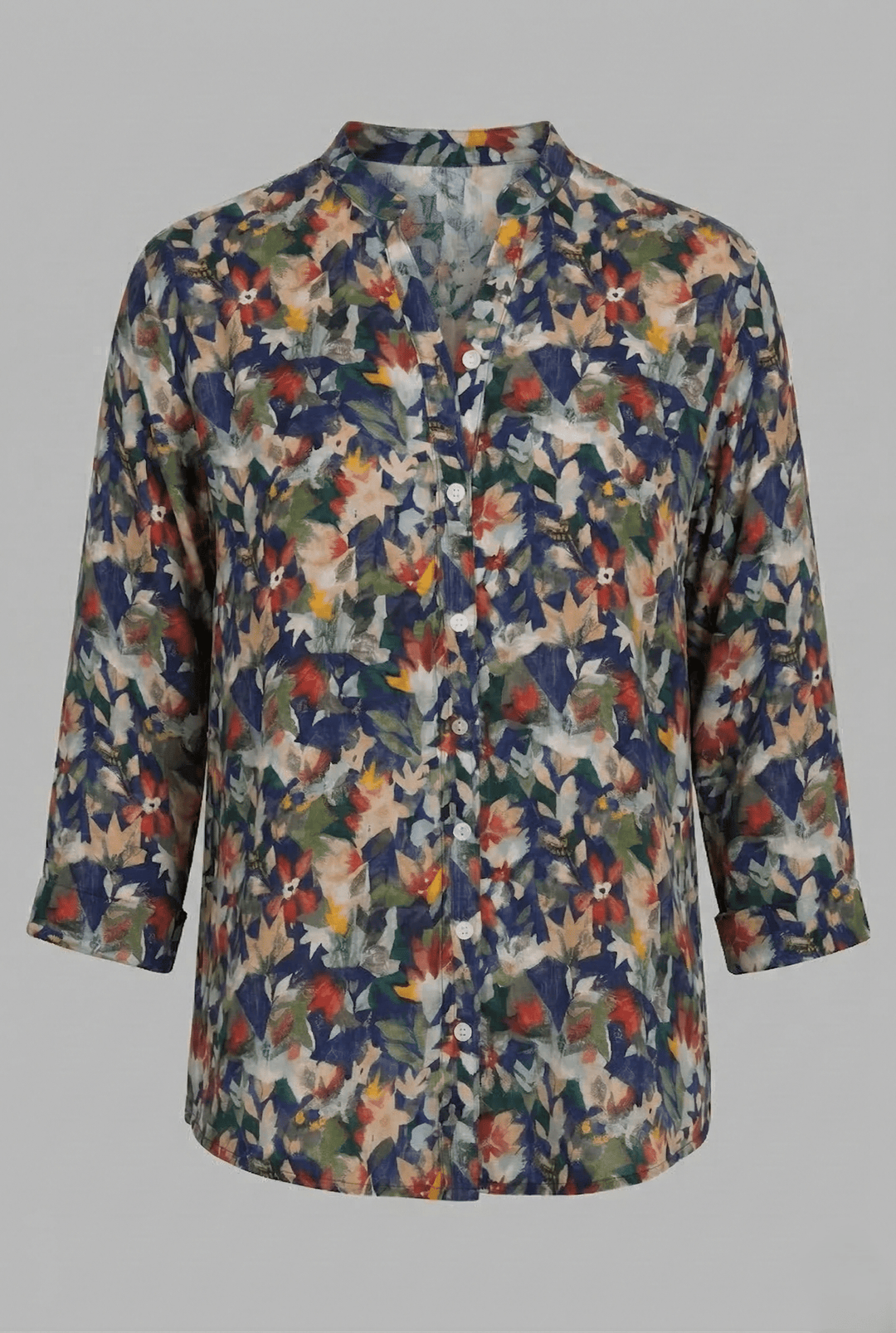 MIDNIGHT BOTANICA 3/4 SLEEVE TOP