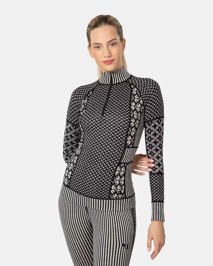 SMEKKER BLACK HALF ZIP