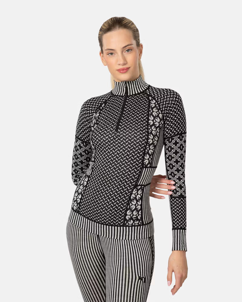 SMEKKER BLACK HALF ZIP
