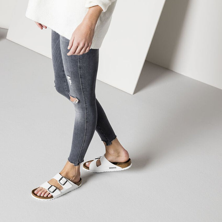 ARIZONA WHITE BIRK-FLOR SANDAL