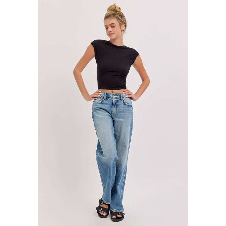 KENNY MID RISE DAD JEANS