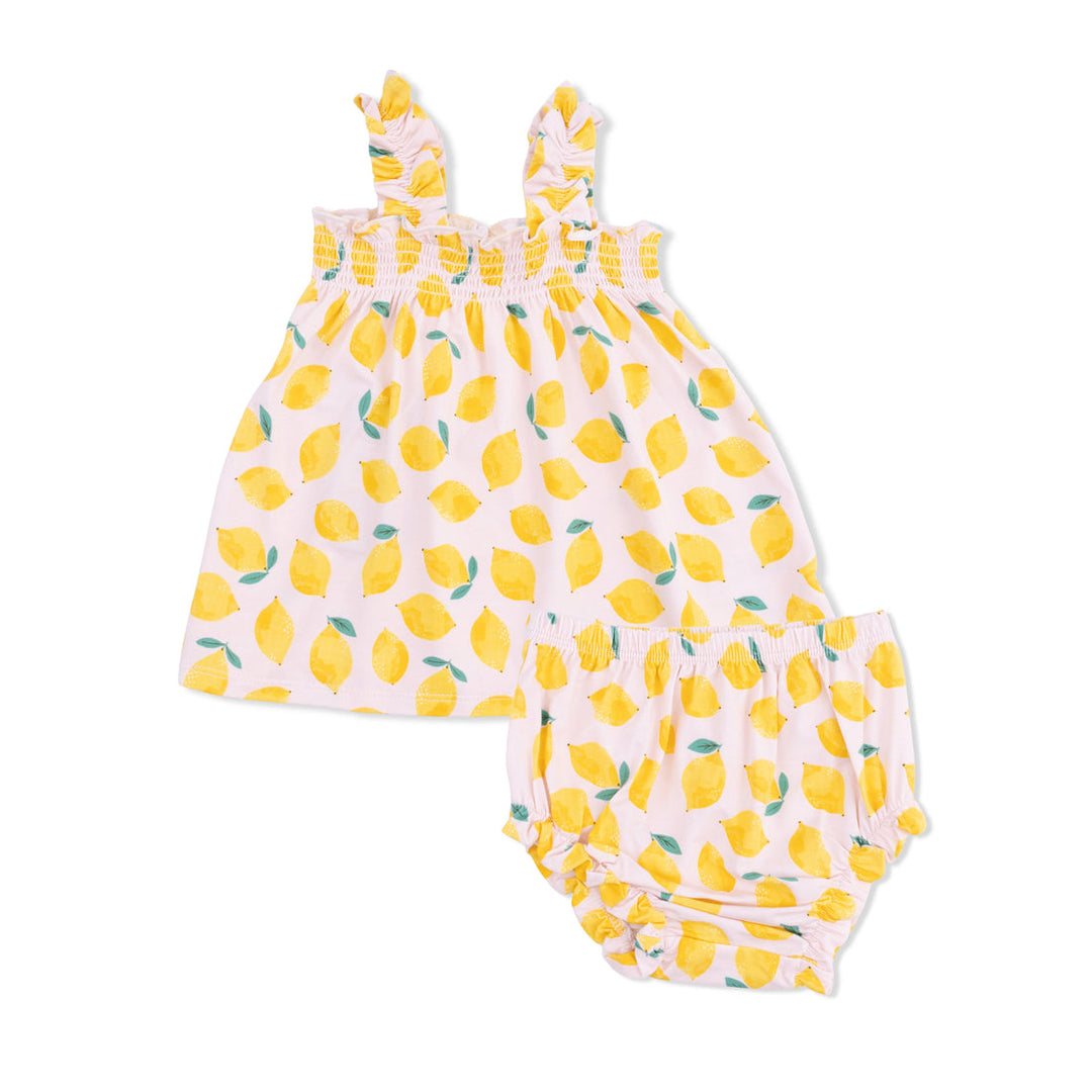 SUNNY LEMONS RUFFLY STRAP TOP & BLOOMERS