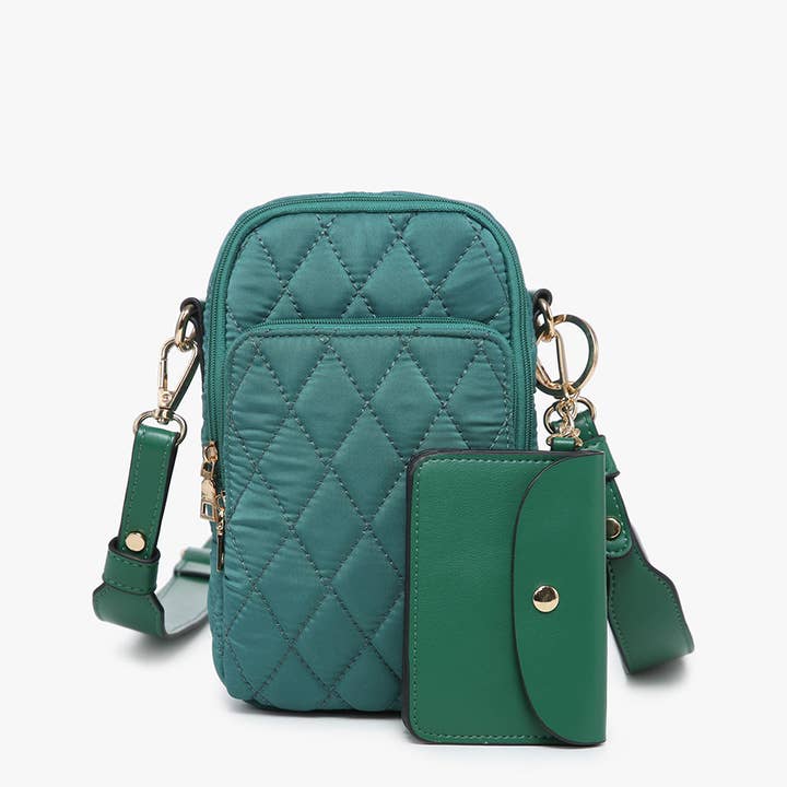 EMERALD QUILTED PARKER CROSSBODY BAG