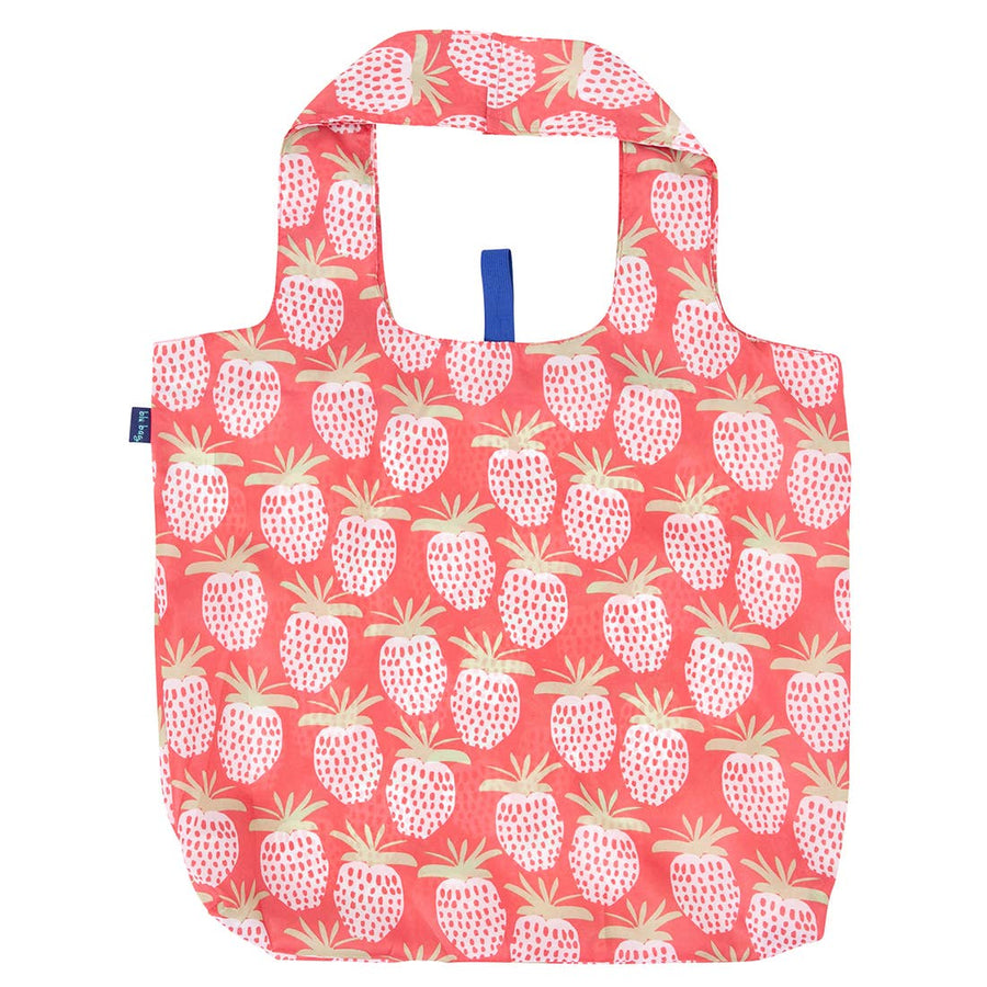 Strawberries Blu Bag Reusable Shopper Tote
