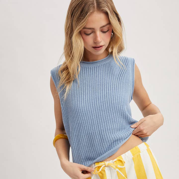 CLOUD SLEEVELESS SWEATER