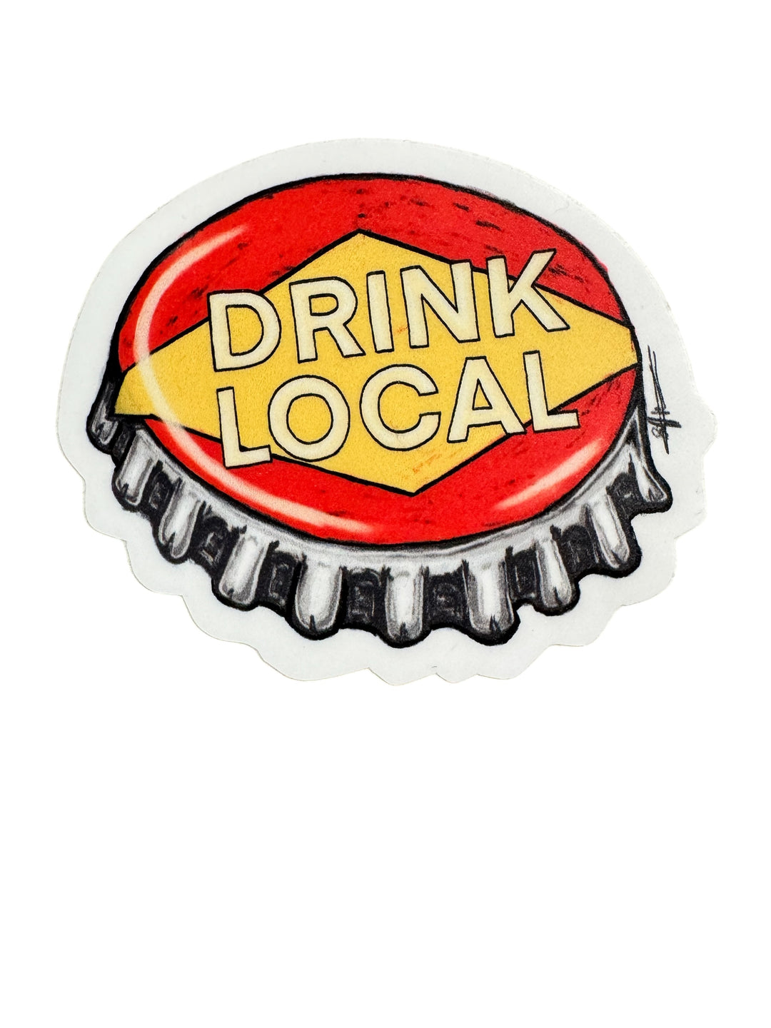 DRINK LOCAL 3" DECAL