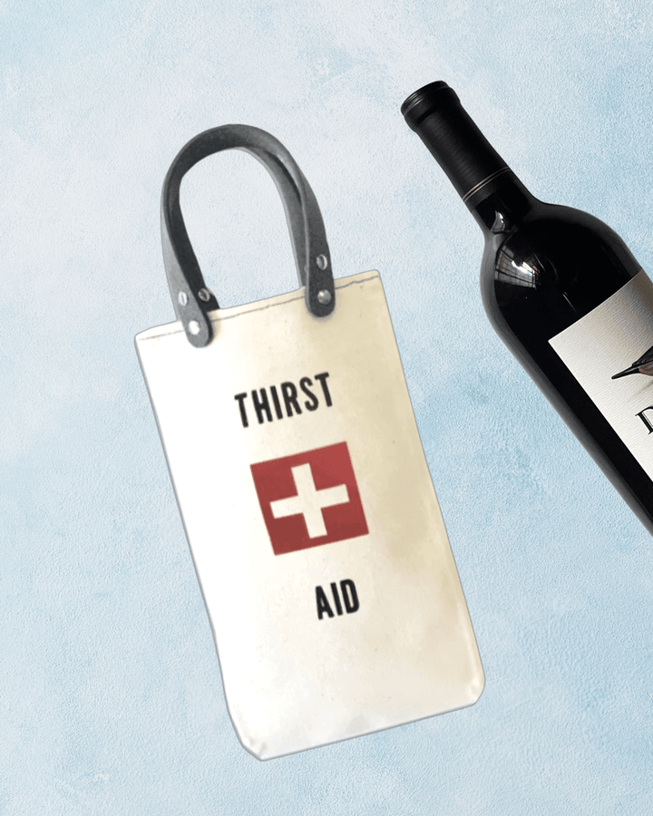 THIRST AID WINE TOTE BAG