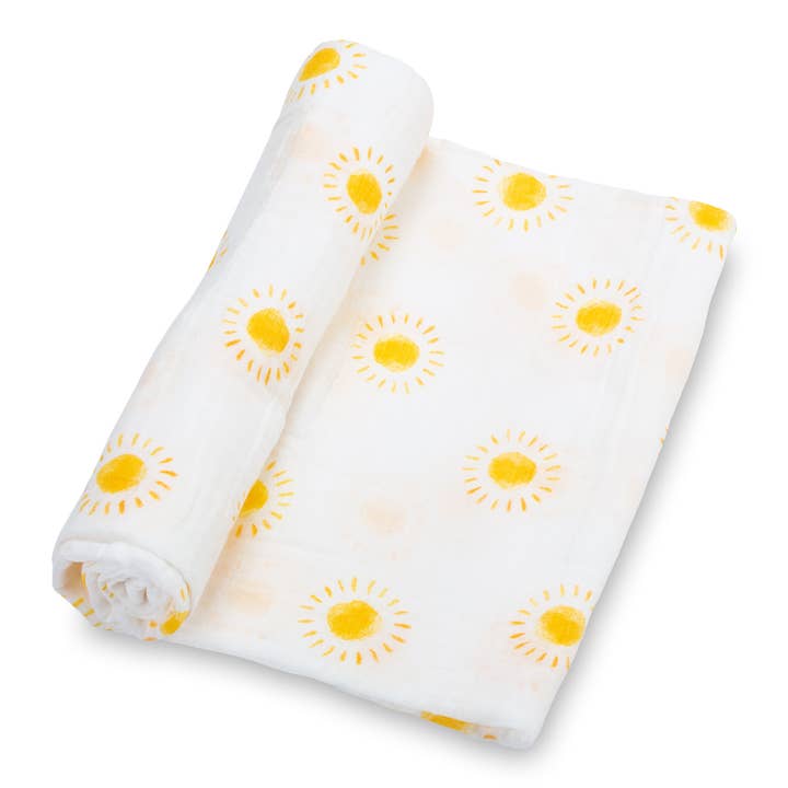SUNSHINE DAY MUSLIN SWADDLE BLANKET
