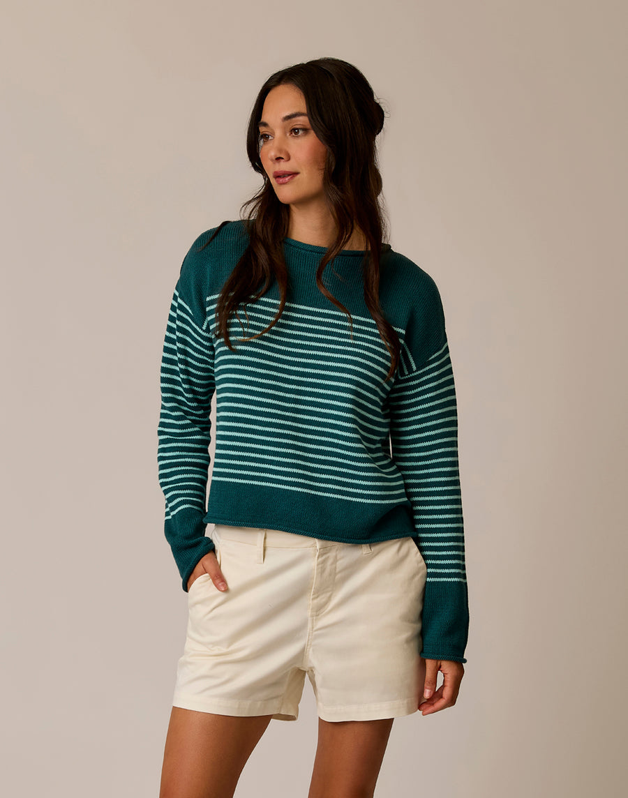 RUE NIGHTDIVE STRIPE SWEATER
