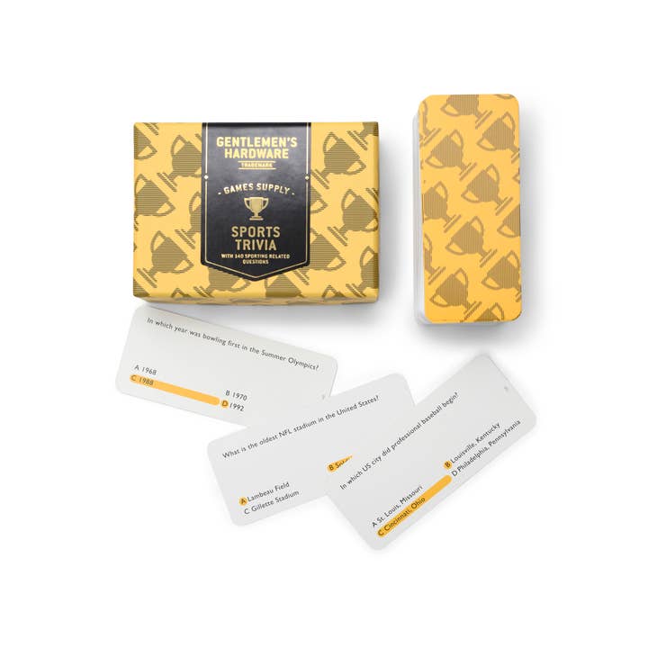 SPORTS TRIVIA CARDS