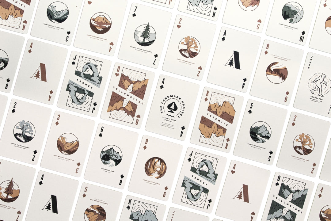 NATIONAL PARKS PLAYING CARDS