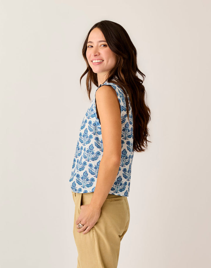 REAGAN FOLK FLORAL TOP