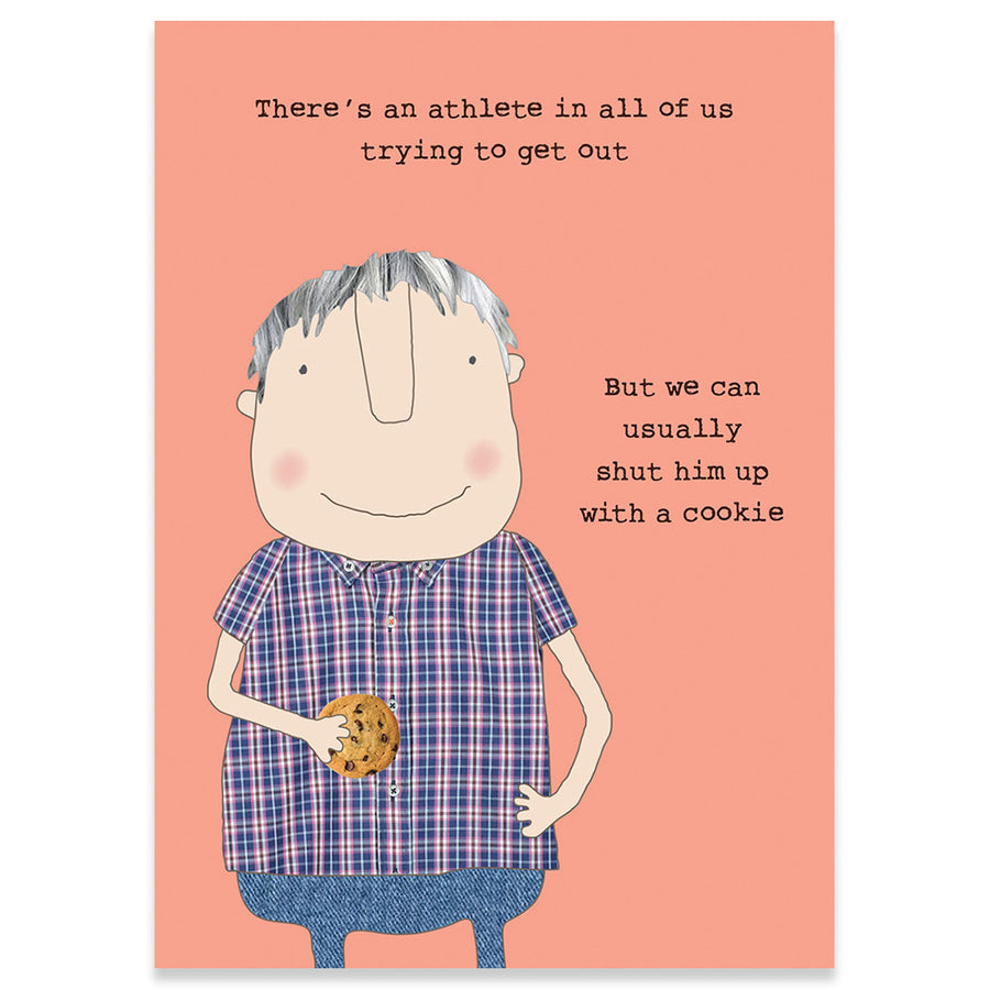 ATHLETE BIRTHDAY GREETING CARD
