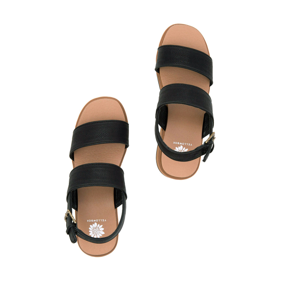 ARDENNE BLACK WEDGE SANDAL