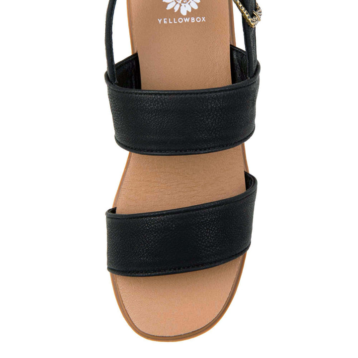 ARDENNE BLACK WEDGE SANDAL