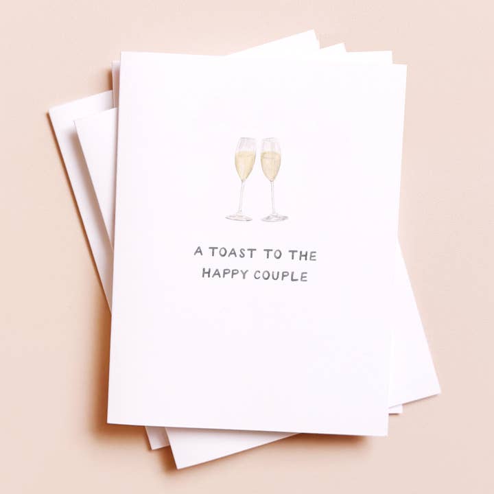 CHAMPAGNE TOAST CARD
