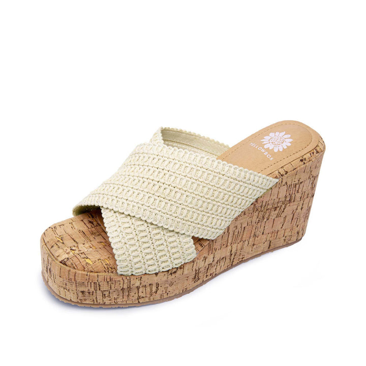 HALVA NATURAL WEDGE SANDAL