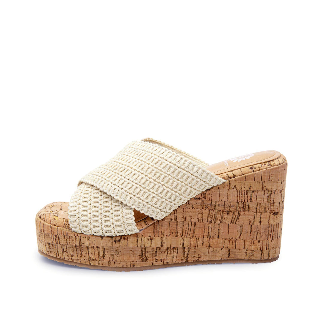 HALVA NATURAL WEDGE SANDAL