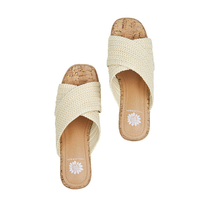 HALVA NATURAL WEDGE SANDAL