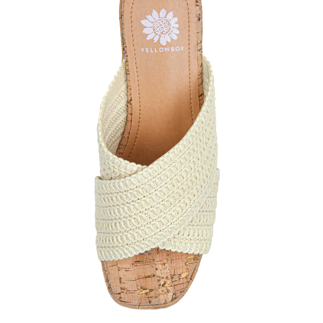 HALVA NATURAL WEDGE SANDAL