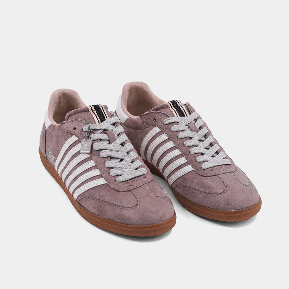 TAUPE SUEDE STEVIE SNEAKER
