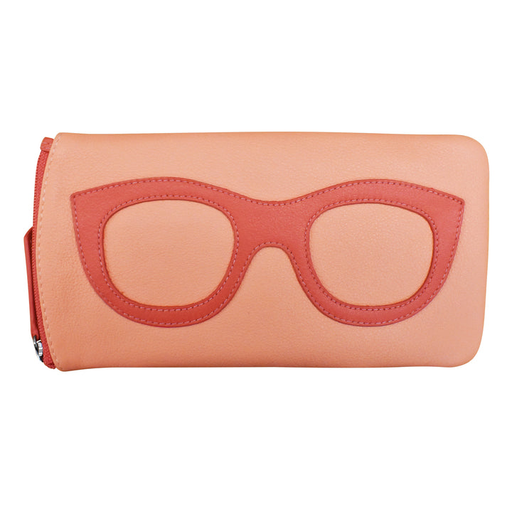 PEACH EYEGLASS FRAME CASE
