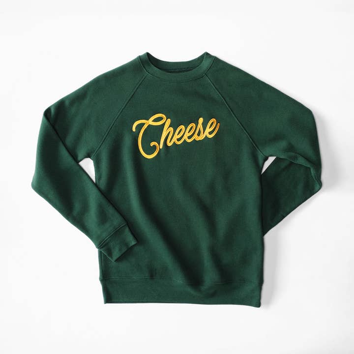 SAY CHEESE CREWNECK SWEATSHIRT